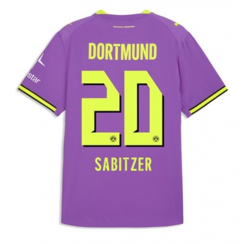 Borussia Dortmund Marcel Sabitzer #20 Maglia Gara Terza Repliche 2026-27 Maniche Corte Borussia Dortmund Marcel Sabitzer #20 Maglia Gara Terza Repliche 2026-27 Maniche Corte